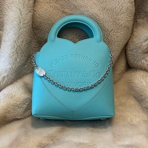 Tiffany & Co. Turquoise Mini Bag with Silver Chain